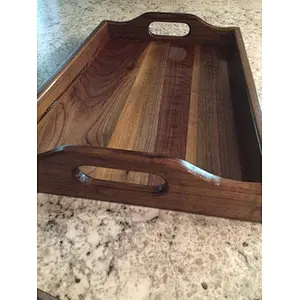 Unfinished Sevring wooden tray Home decor small wooden tray wooden trays for decoration