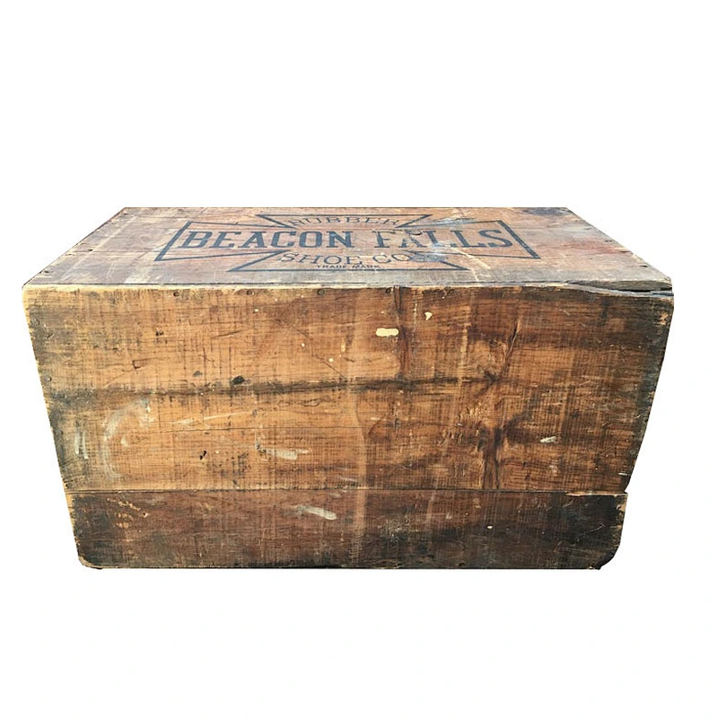 Beacon Falls Rubber Shoes Maltese Cross Wood Crate
