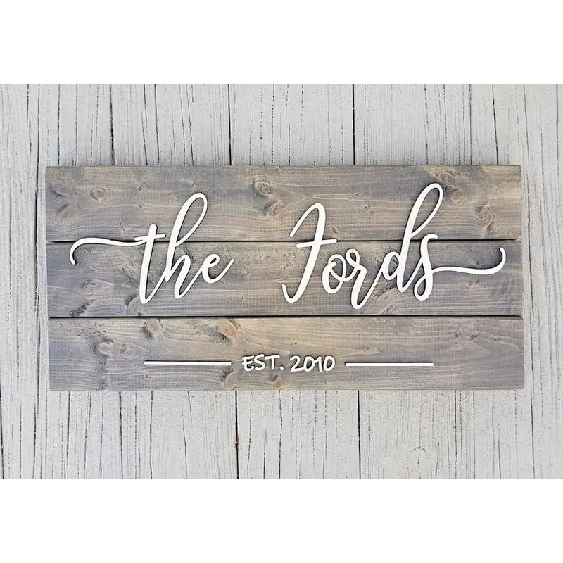 Customize sign in wood wooden sign with for writing wood sign vintage
