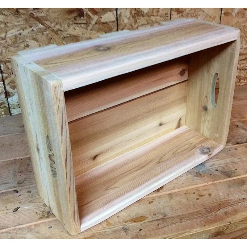 The Collector's Crate for  vinyl records wooden box
