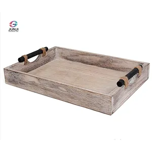 Storage wooden tray  wooden tray handle