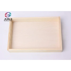 Wooden Tray With Handle Storage Tray Wood Dinner Plate Tray Bread