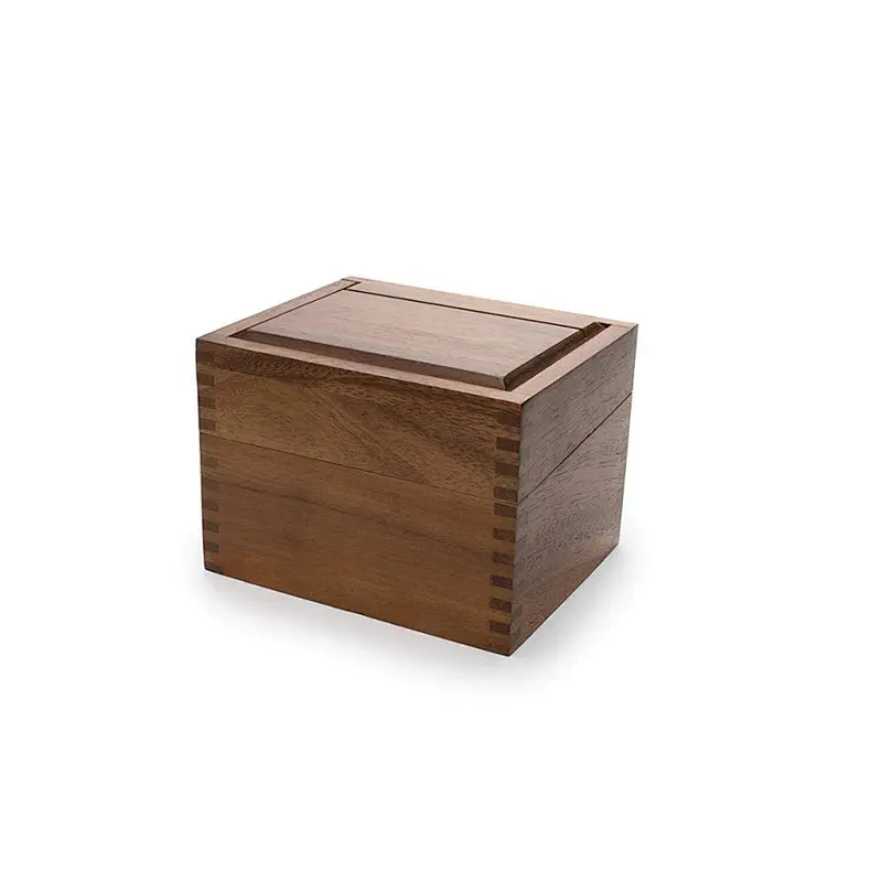 Saugatuck Wood Recipe Box  Pin Wood