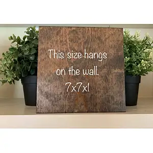 Personalized custom small wood sign It comes any sizes and various fonts for writing