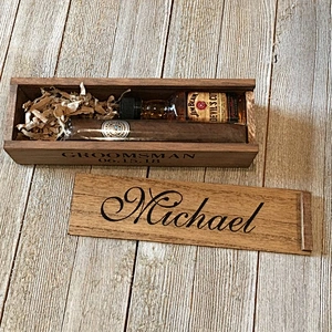 Wooden Gift Box For Wedding Box With Slide Cover