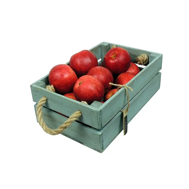 Vintage wooden crate Rustic Retro Box for fruits Book container Gift box