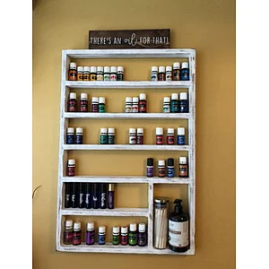 Essential oil wall shelf display hot storage oil rack wood shelf hanging nail polish shelf nail polish holder
