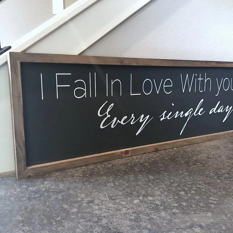 Wedding Decor Sign With Chalkboard Wooden blackboard