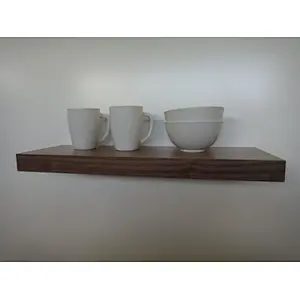 shelf wall floating- Wood Wall Shelf - floating wall shelves set of 3 rustic wood