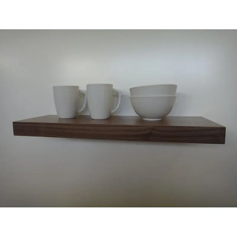 shelf wall floating- Wood Wall Shelf - floating wall shelves set of 3 rustic wood