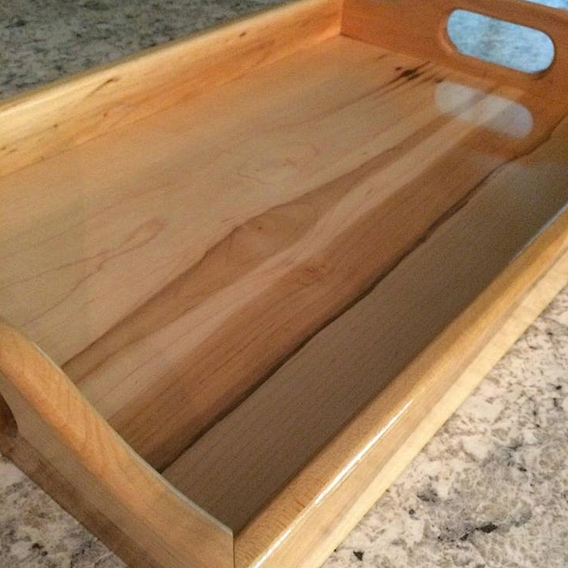 Unfinished Sevring wooden tray Home decor small wooden tray wooden trays for decoration