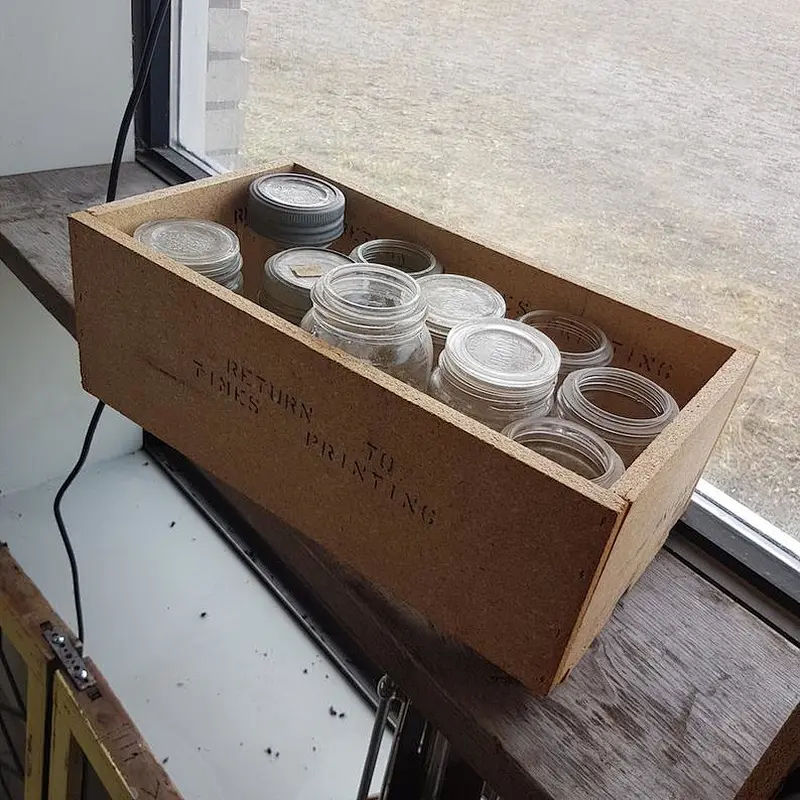 Small wooden crate customized 2019