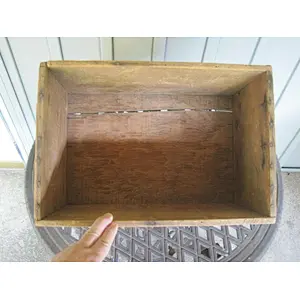 Vintage  Powder Co High Explosives Dynamite Wood Box Wooden Crate