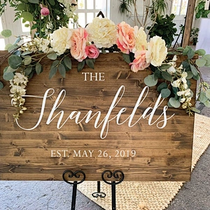 Wedding Welcome Sign