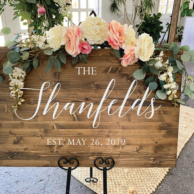 Wedding Welcome Sign