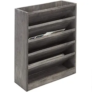 Mail holder and coat key rack wall shelf book shelf wooden wall mounted home decor wall shelf