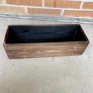 2020 Wood Planter Box Great for Succulent Cactus Herbs Wooden Gift Flower Pot Wooden Planter Box