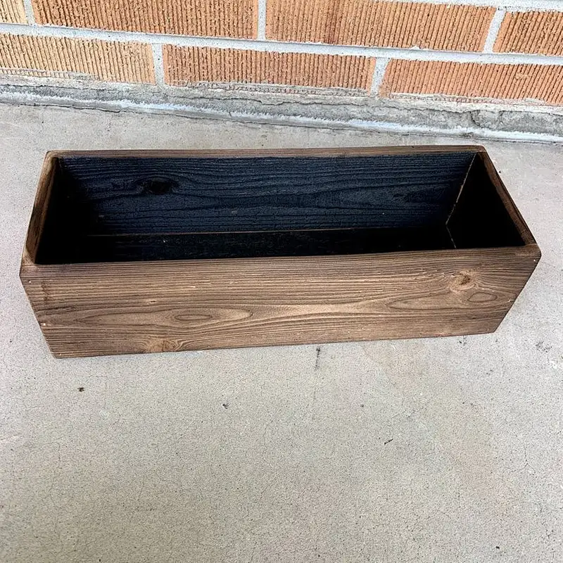 2020 Wood Planter Box Great for Succulent Cactus Herbs Wooden Gift Flower Pot Wooden Planter Box