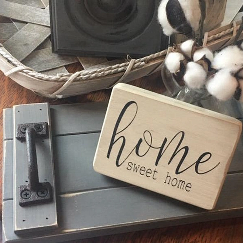 Small Wood Tray, Farmhouse Decor, Table Decor