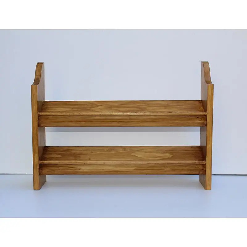 Vintage country classic wooden shoe rack