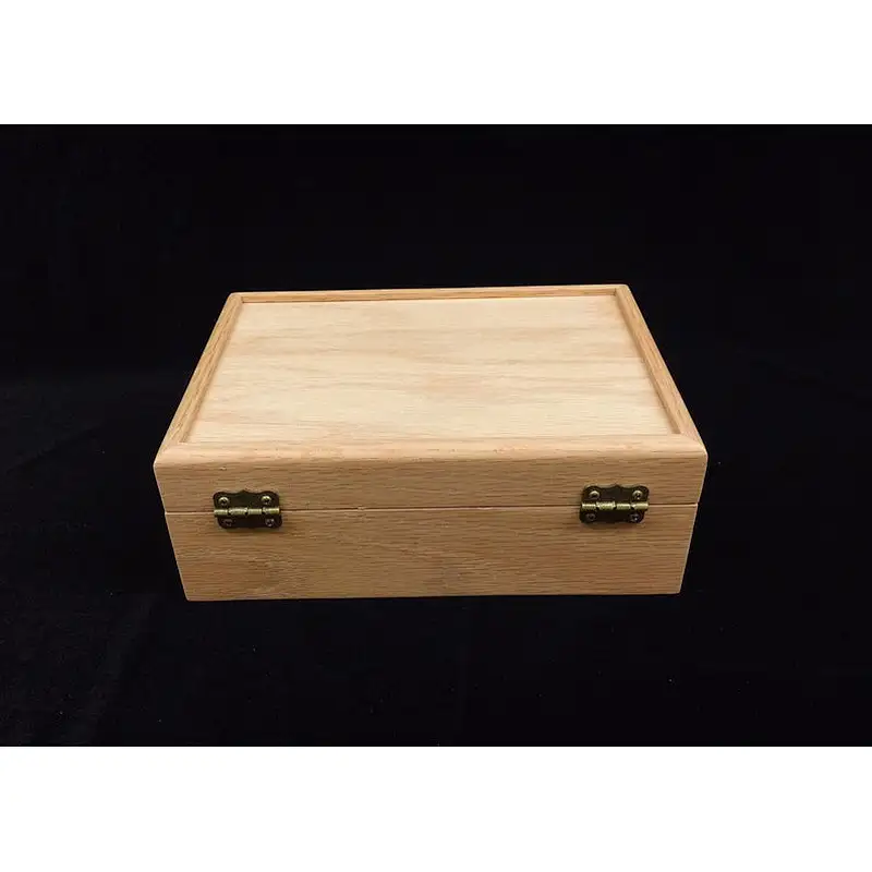 Unfinished Wood Box with Hinges & Latch-8x6x3-unfinished wood box-ready to finish-engravabled