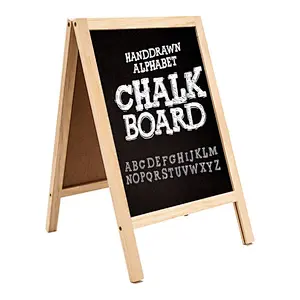 Small Chalkboard Easel Used as Wedding Decor Welcome Sign Kitchen ChalkBoards Menu Small Blackboard Standing Sign