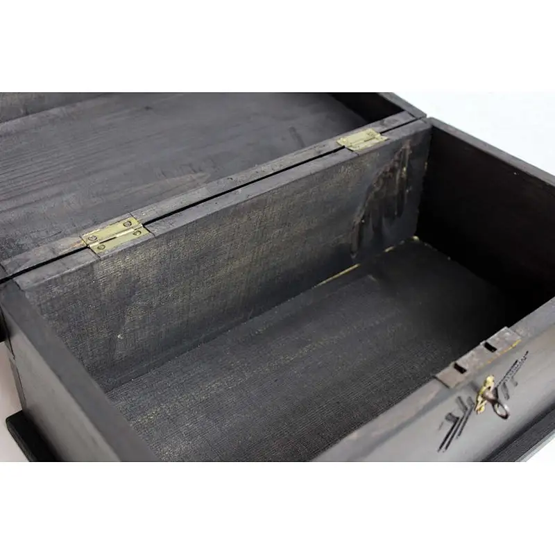 Wood Box with Hinges Gift Wood