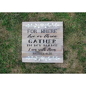 Rustic Blank wood sign unfinished wood sign supplies make your own farmhouse gathered sign