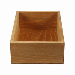 Wood Planter Box - Wooden Flower Pot Fleshy Succulent Planting Box Multifunctional and Exquisite Garden Flower Plant Pot Planter