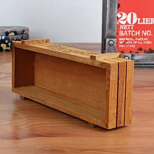 Wood Planter Box Garden Micro Landscape Flower Succulent Container Plant Pot