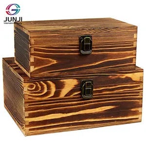 Handmade wooden box tea wood box wood jewelry box custom logo