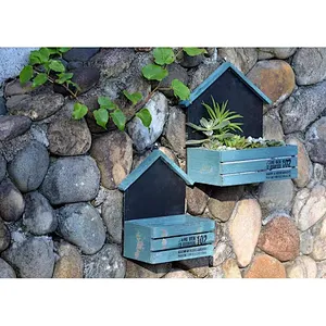 2020 Wood Planter Box Great for Succulent Cactus Herbs Wooden Gift Flower Pot Wooden Planter Box