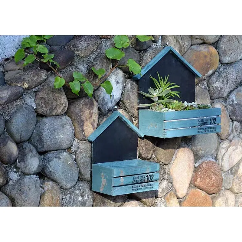 2020 Wood Planter Box Great for Succulent Cactus Herbs Wooden Gift Flower Pot Wooden Planter Box