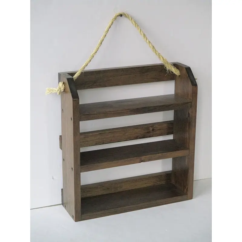 Rustic wood floating wall shelves floating shelves wall mounted home decor wall shelf