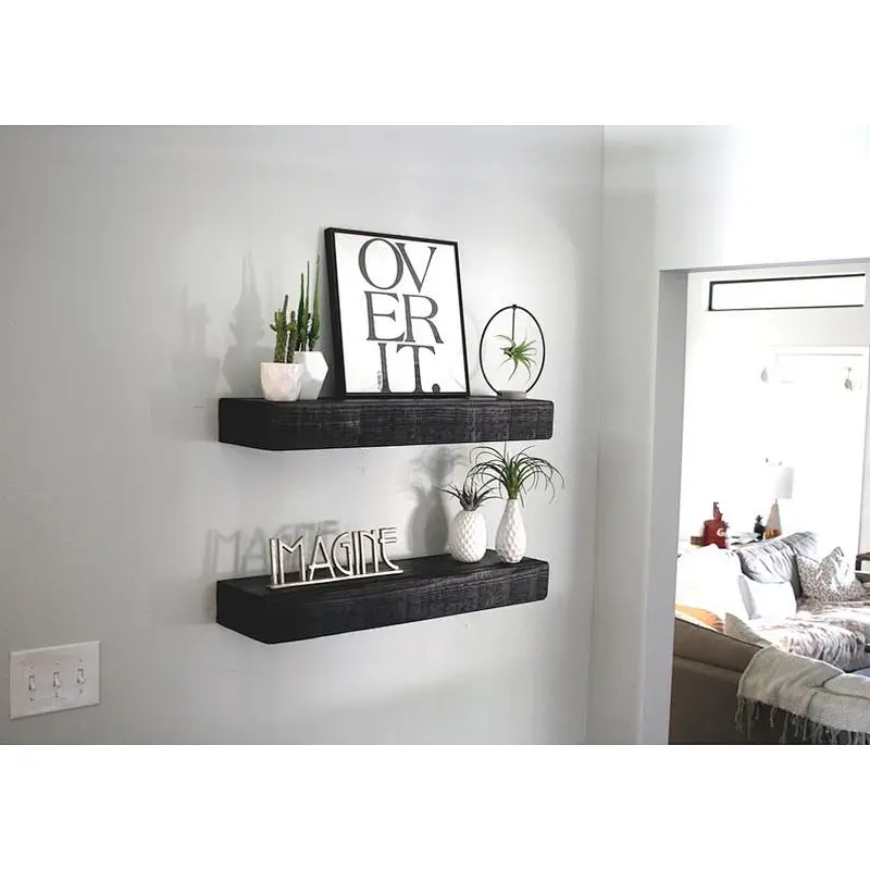 Wood Floating Shelves, Reclaimed Wood, Shelf,Rustic, Wall, Wooden,  Vintage, Farmhouse, Furniture