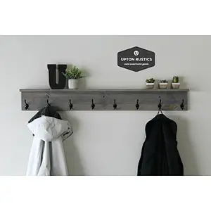 Wall shelf with hooks  book shelf wooden wall mounted shelf wall floating for bedroom