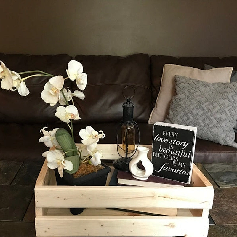 Home Storage Crate ,Farmhouse Decor