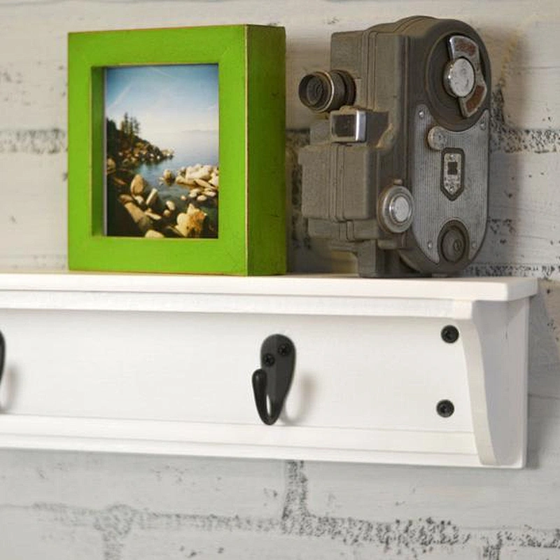 Farmhouse Coat Rack,Wood Coat Rack Shelf
