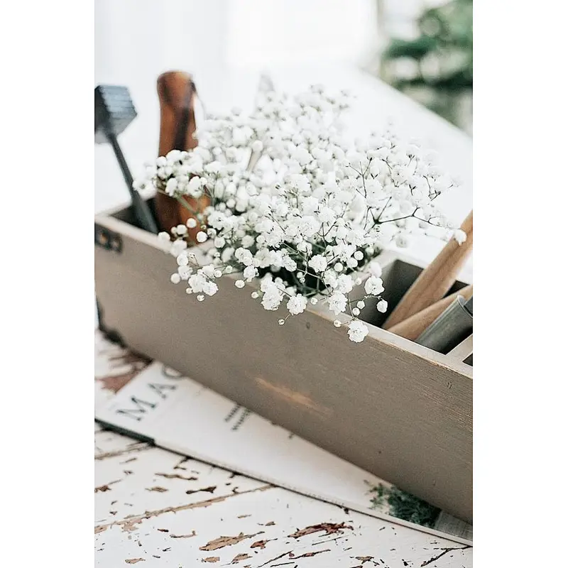Wooden Box - Farmhouse Decor - Office Decor - Organizer -Table Decor - Rustic Home