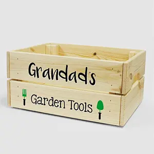 Customized Wooden Storage Crate Box printing