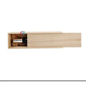 Wood wine box single wooden essential oil box custom wooden gift box