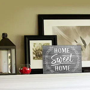 Bathroom Decor Wash Your Hands Farmhouse Wood Sign Shelf Sitter