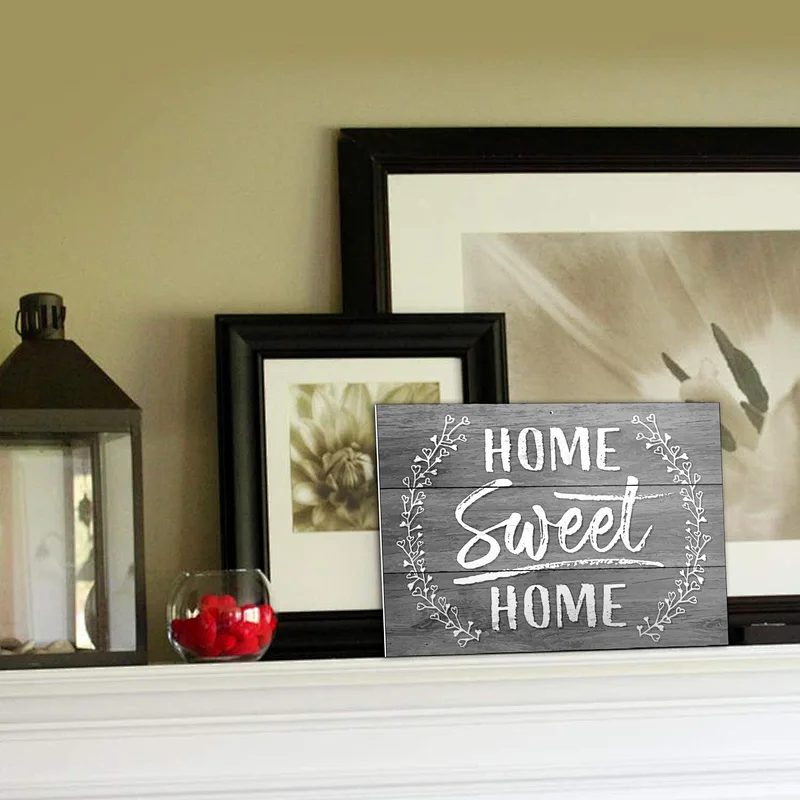 Bathroom Decor Wash Your Hands Farmhouse Wood Sign Shelf Sitter