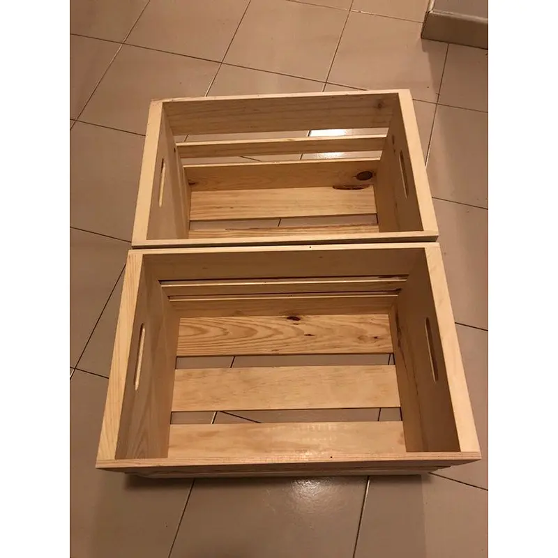 TWO Oversized Wooden Crates customized