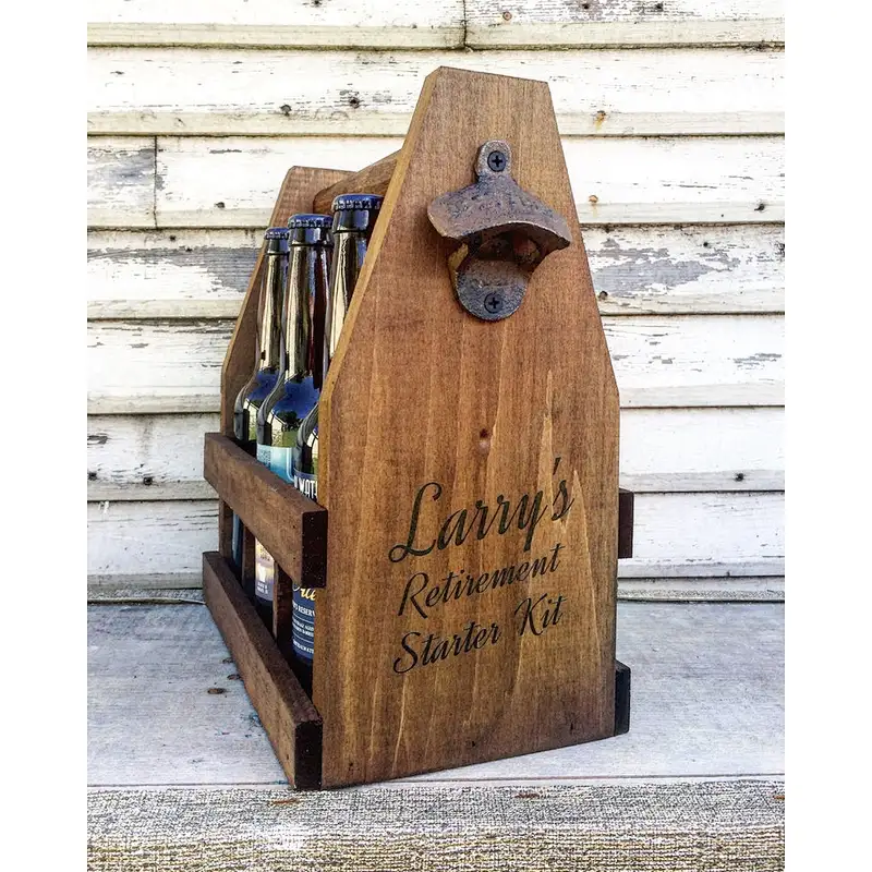 Engraved Personalized Wine Carrier wine drinkers  valentines day christmas  gift  wedding wooden wine carrier