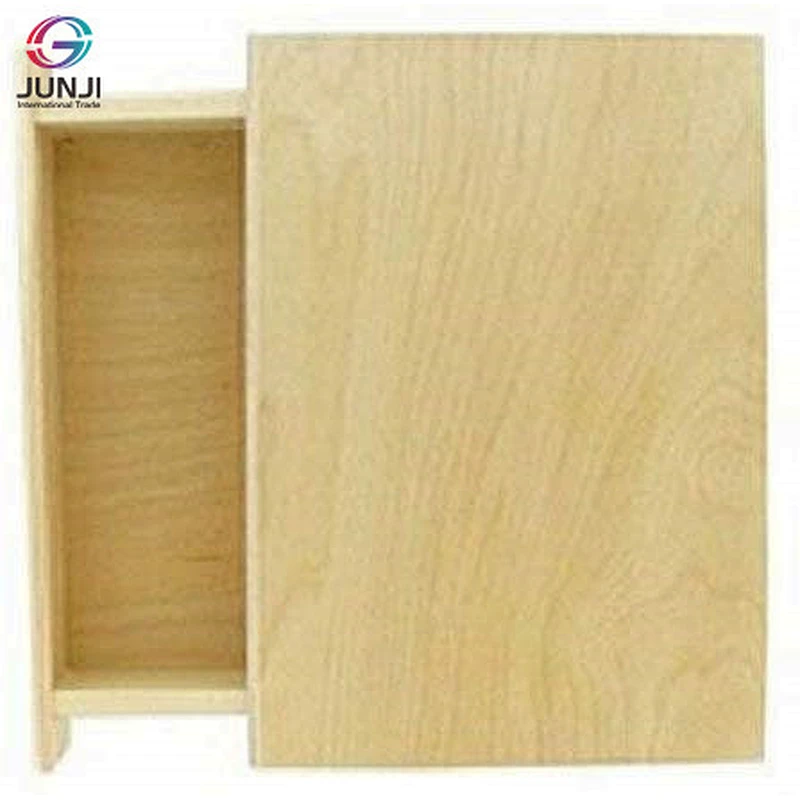 Wood jewelry box custom logo wooden boxes with hinged lids handmade wooden box