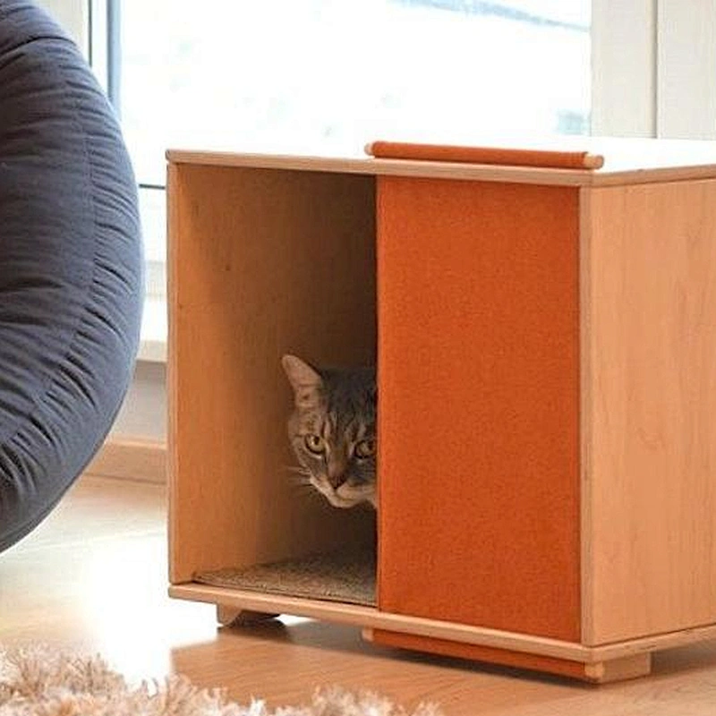 Pet house or bed/ handmade cat house / modern indoor dog house