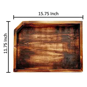 Vintage Wooden Coffee Table Display Tray storage tray