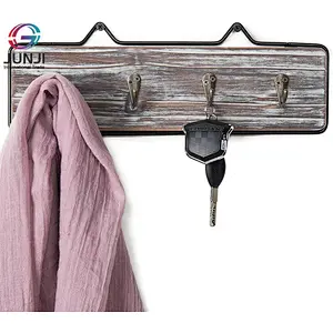 Rustic wood floating wall shelves home decor wall shelf for living room shelf mount wall bracket wood decorative