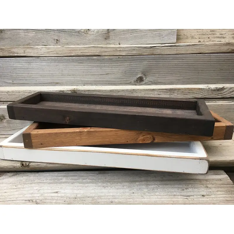 Rustic Wooden serving tray small wooden tray Custom Farmhouse Tray